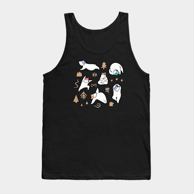 Yoga Bears Tank Top by PenguinHouse